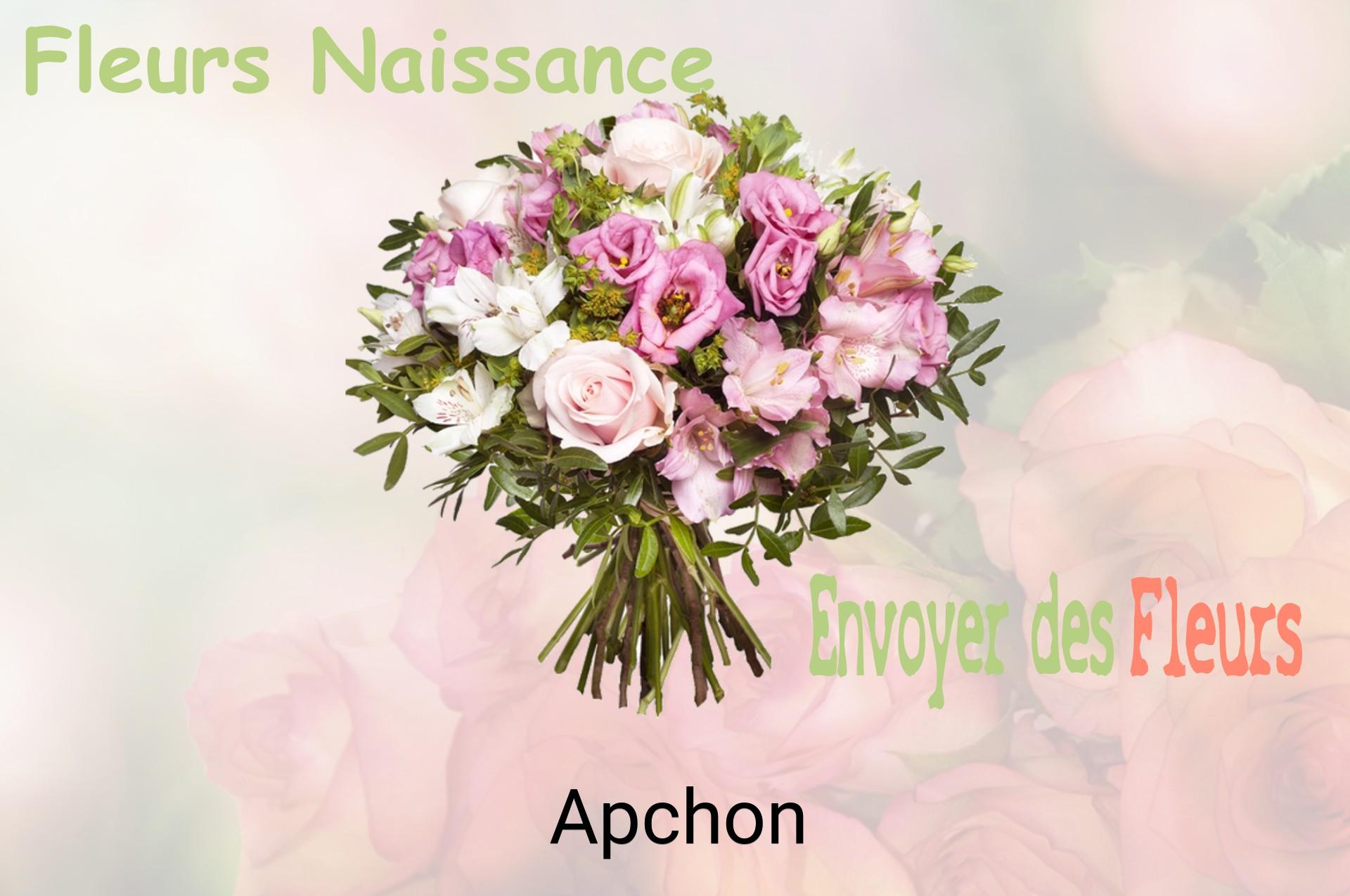 Bouquet de fleurs de naissance livré à Apchon
